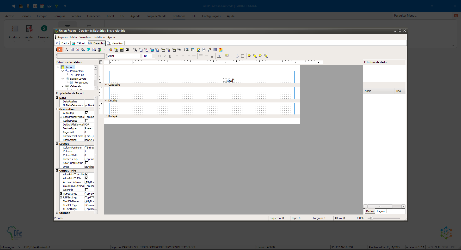 Relatórios Personalizados